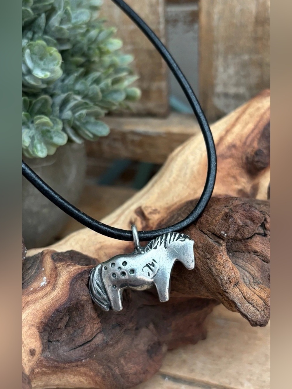 Fetish Appaloosa Horse Charm Pendant  Pewter NEW!